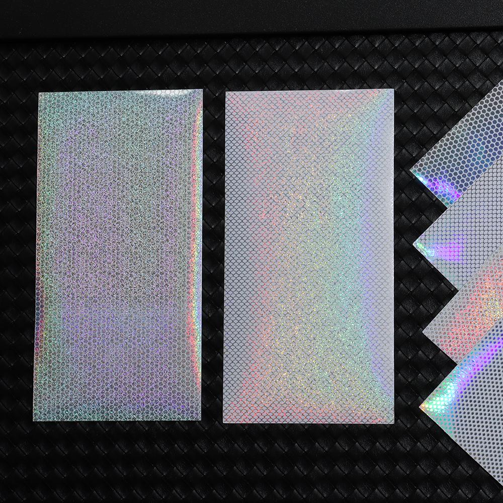 10*20cm Fly Tying Material Change Color Sticker Fishing Lure Flash Tape Holographic Adhesive Film