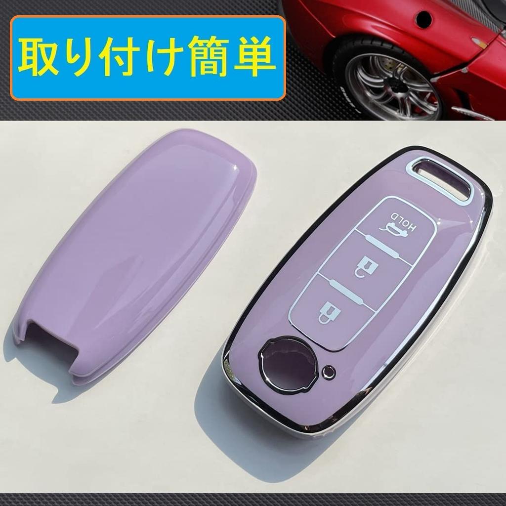 [ZANEKO] Новый чехол для ключа X-Trail Совместимый с Nissan Sakura Aria Чехол для ключа (черный), черный, (1)