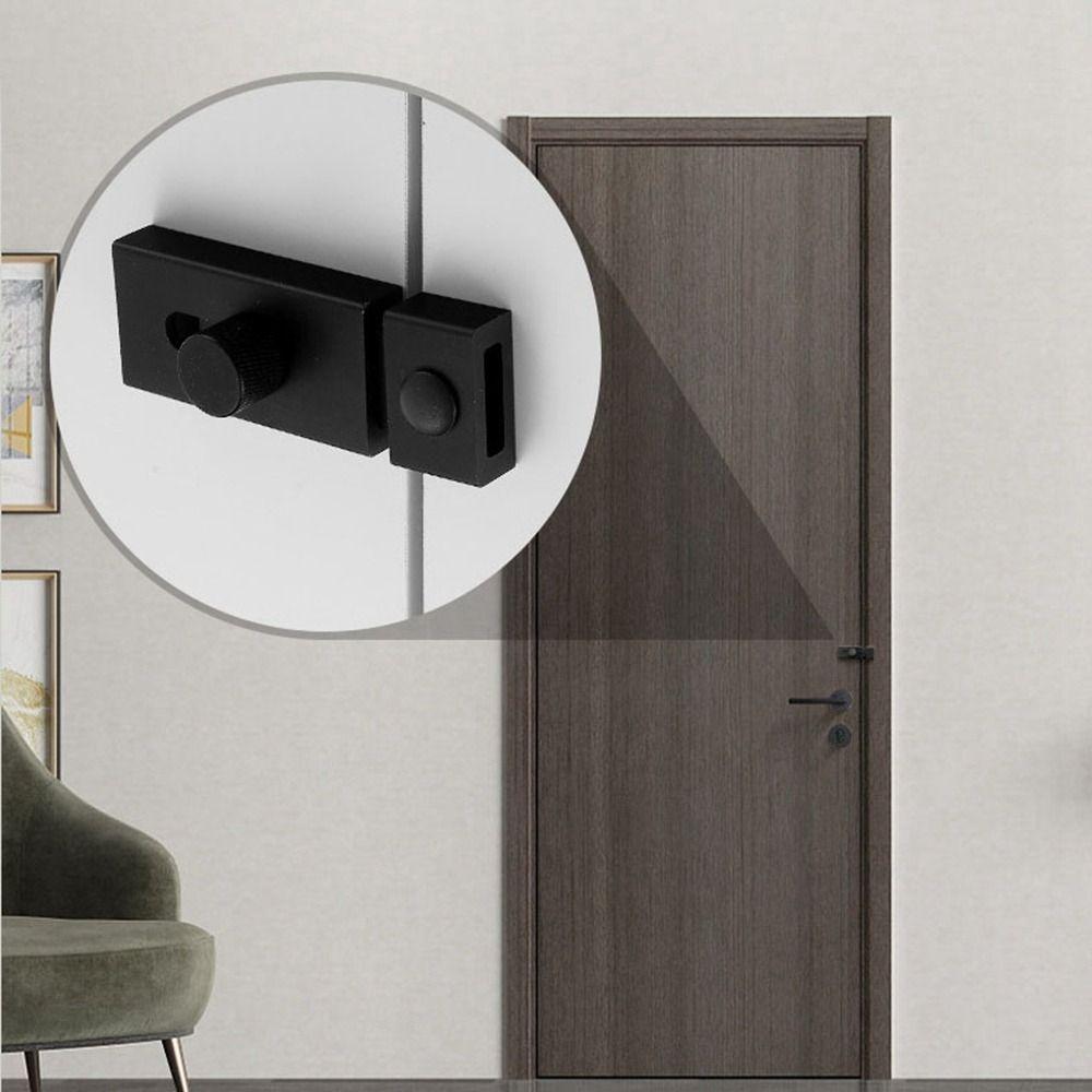 Aluminum Alloy Barn Door Lock Hardware Sliding Door Hasps Lock New Door Window Latch Sliding Door