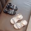 Girls Sandals Summer Baby Kid Flats Fashion Party Dress Beach Shoes Outdoor Toddler Rhinestone Soft Sole Girls Princess Sandals Versatile