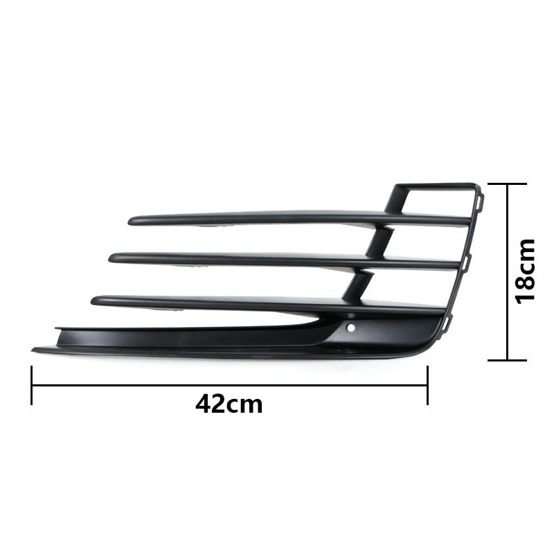 Car Front Bumper Fog Light Grill For VW Golf 7 GTI 2013-2016 Fog Light Open Vent Grille Intake Cover Fog Light Grill Bumper