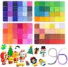Мини-бусины Perler для глажки, 2,6 мм, прибл.. 52 000 бусин, 96 цветов, нано-бусины, DIY поделки, ручная работа, подарок на день рождения/Рождество