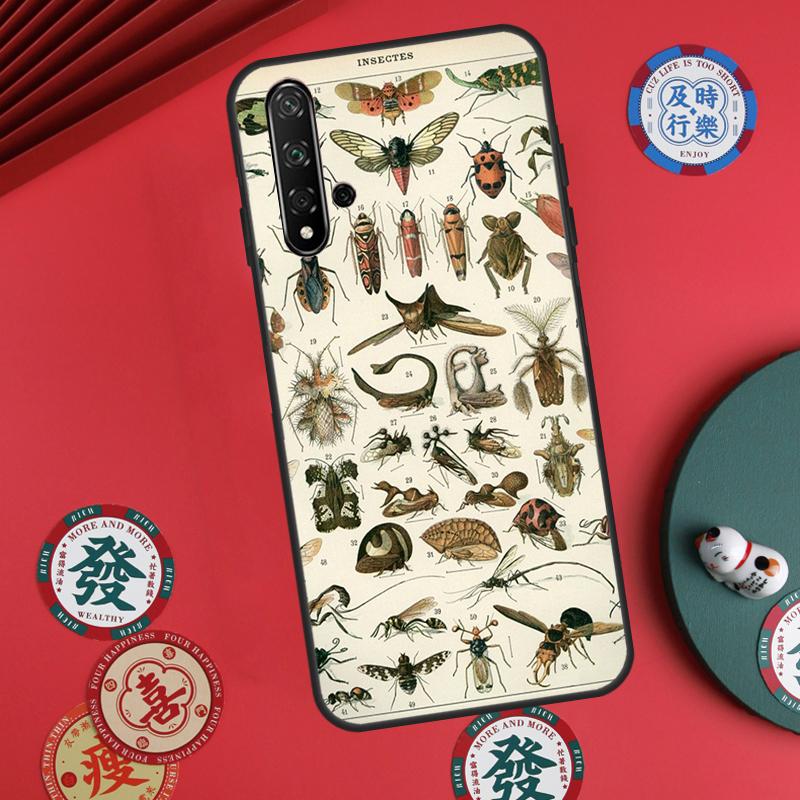 Жуки Насекомые Для Huawei Nova 12s 7i 8i 11i 12i Y73 Y70 Y90 Y60 Y72 Y61 Y91 9 10 SE P30 Pro P40 Lite Чехол