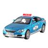 Масштаб 1/32 BMW M6 Такси Сплав Машина Игрушка Литая Металлическая Модель Звук Свет Оттягивание Назад Детская Игрушка Украшения Орнаменты Детский Подарок