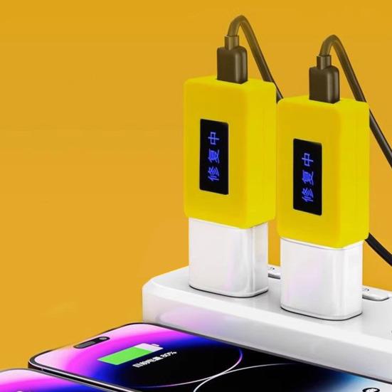 Multi-Device Phone Battery Optimizer Current Voltage Capacity Tester Charging Adapter with Real-Time Voltage Monitor Fixes Lag & Extends Battery Life