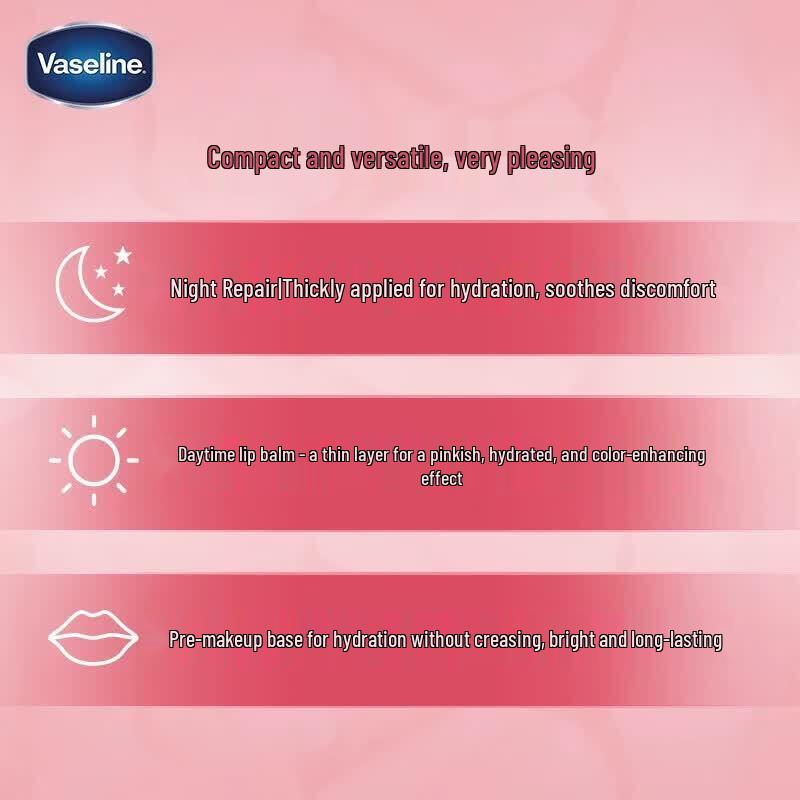 Vaseline Classic Moisturizing Lip Balm - Rose