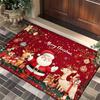 Nordic Christmas Floor Mat Entrance Door Porch Dirt-Resistant And Easy To Take Care Of Floor Mat Hotel Homestay Holiday Decorative Blanket