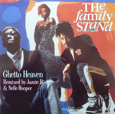 12-дюймовая пластинка FAMILY STAND Ghetto Heaven A7997T Atlantic 1990 UK Танцевальная Электроника Б/у