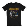 SCORPIONS CD LGO BIG CITY NIGHTS Официальная Футболка LRG Новая любовь с первого укуса Унисекс Футболка