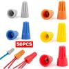 Insulated Wire Caps Colorful Spiral Crimping Cap Wire Connectors Nuts Electrical