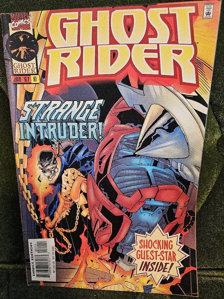 [USED] Ghost Rider American Comic Leaf Set of 8