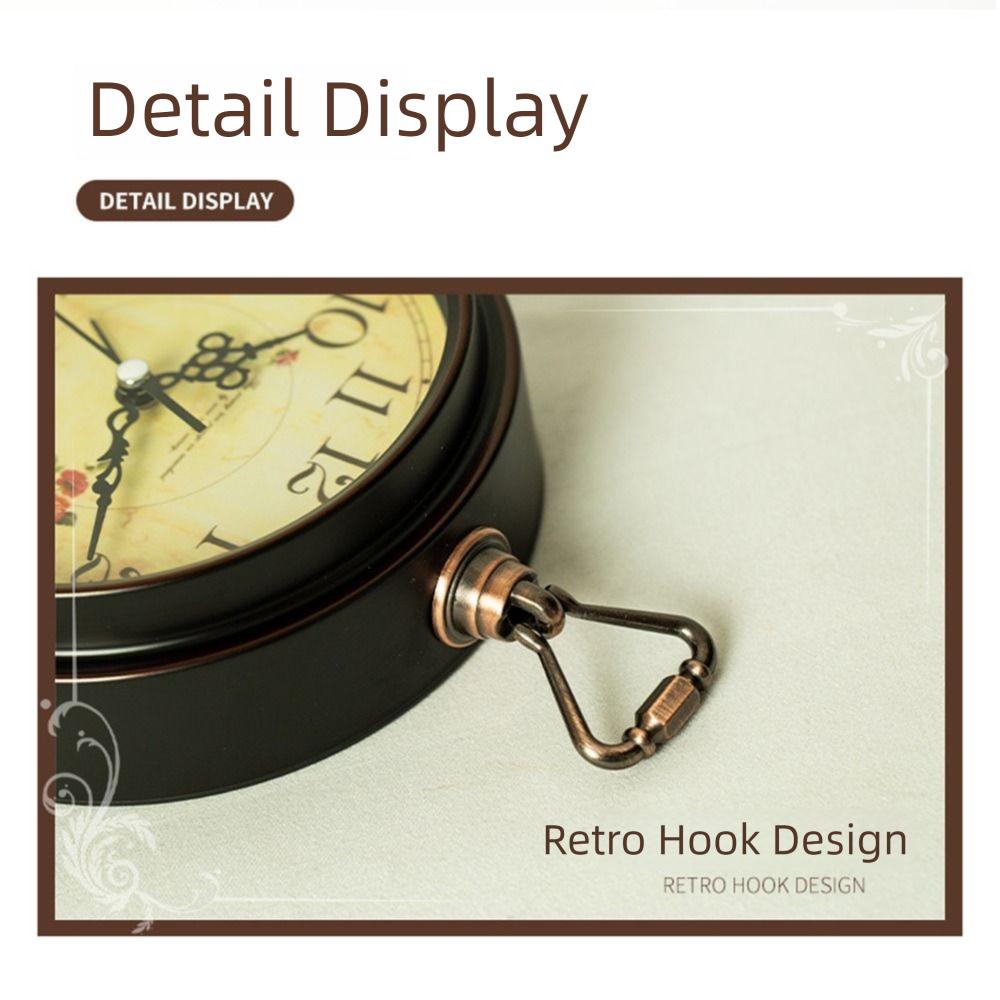 Супертихий Батареечный Будильник Ретро Винтажные Настольные Часы Механические Часы Подарок на Новоселье