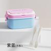Microwave-Safe PP Lunch Box Single Compartment Food Container Office Workers Home Use