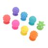 8pcs Silicone Sucker Sensory Toy Set Raised Texture Suction Cup Toys Textured Touch Toys for Children