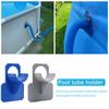 Swimming Pool Pipe Fixing Holder Supports 30-38mm Hose Outlet Mount Bracket With Cable Tie Swimming Pool Tube Holder ZH