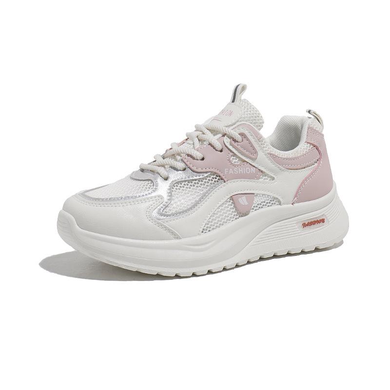 2026 summer new Korean version breathable fly-woven women's shoes ins tide student running sports shoes casual shoes women's Q198