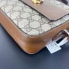 [Pre-Owned] Gucci Horsebit 1955 Small Shoulder Bag 'Beige/Ebony' - Excellent #88VANG