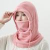 Winter Cycling Hat & Neck Gaiter - Windproof, Cold Protection, Thick Fleece Headwear for Outdoor Sports