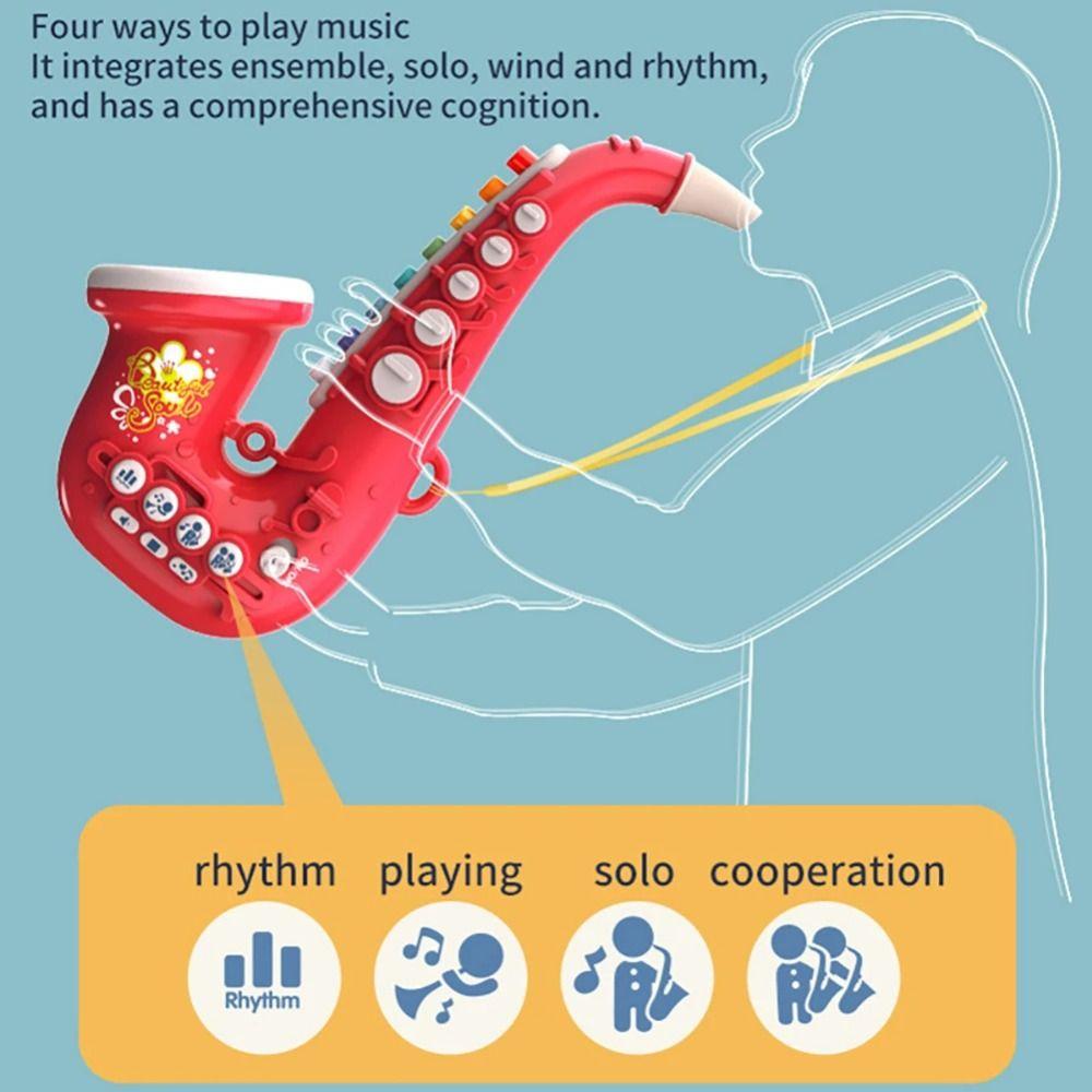 Intelligent Development Kids Instrument Musical Toy Instruments Saxophone Toy  Children/Kids Gifts