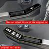 RHD For DAIHATSU TAFT 2024 2025 Interior ABS Carbon Fiber ide Armrest Window Lift panle glass rise control Switch Cover Trim