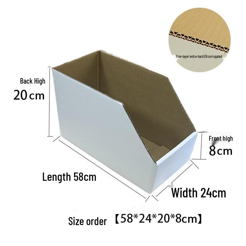 Пятислойный сверхпрочный органайзер для хранения с наклонными отделениями, идеально подходящий для склада или супермаркета.