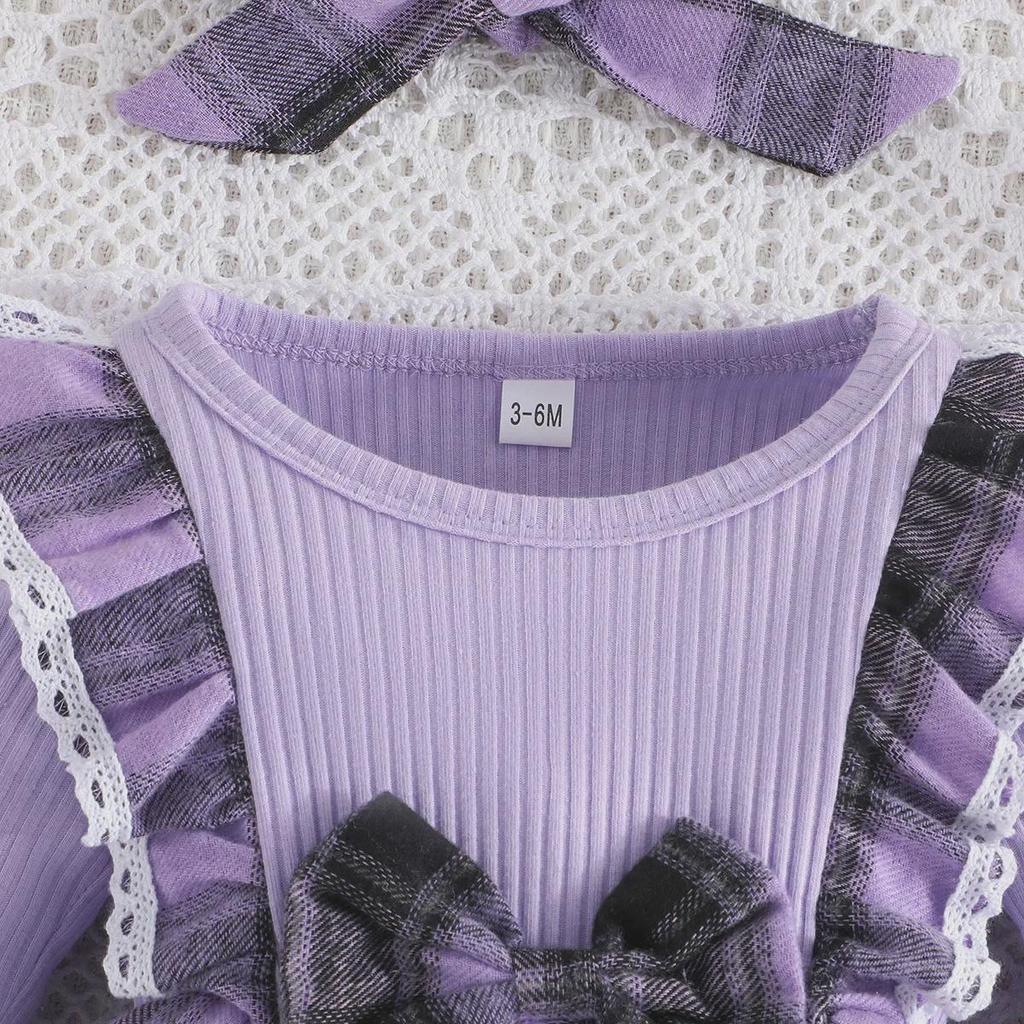 INS Baby Fashion Christmas Plaid Bow Dress 2025 - Children's Long-Sleeve Skirt