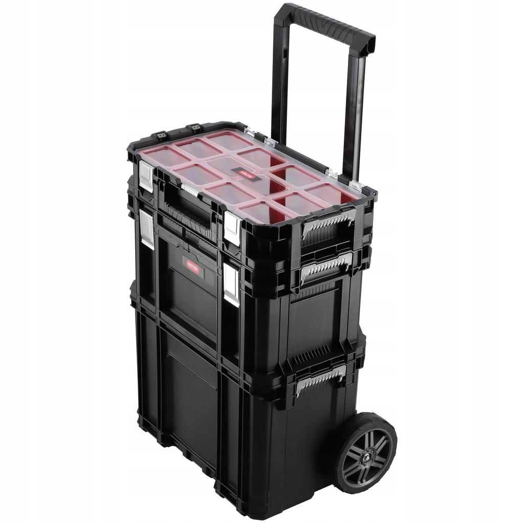 KETER Tool Box On Wheels Tool Organizer Set Of 3 Boxes