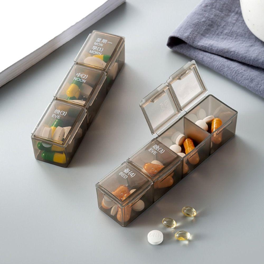 Влагостойкая портативная аптечка, ящик для хранения таблеток, органайзер, дозатор, футляр для таблеток для путешествий