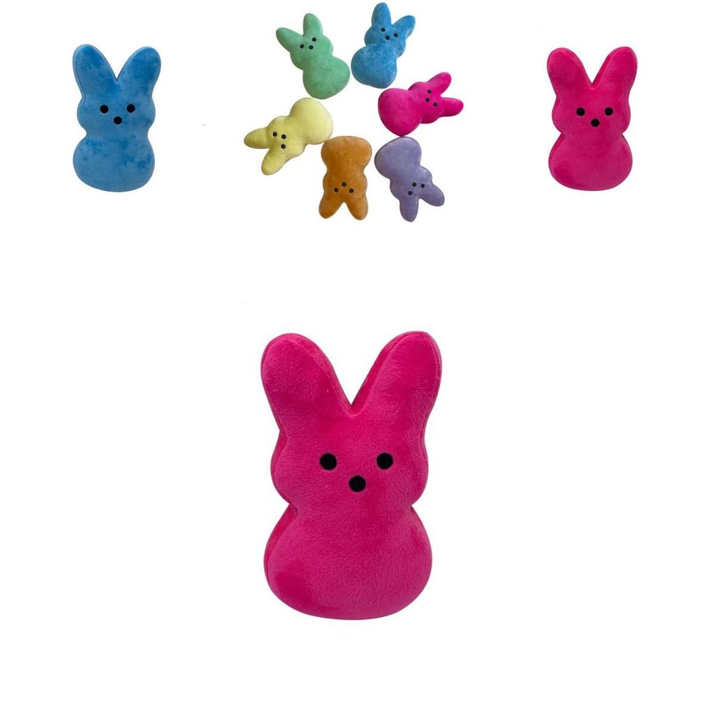 Плюшевый пасхальный кролик Peeps Just Born Мягкая набивная зефирная игрушка Подарок для детей