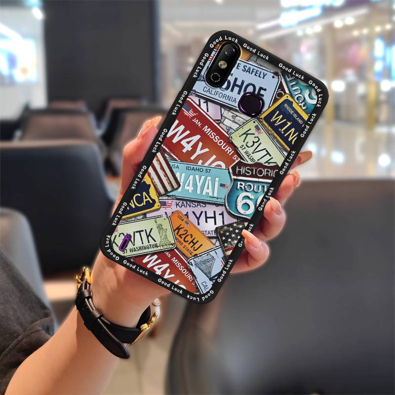 Чехол для телефона из ТПУ с рисунком для Infinix X653/Smart4/Smart4C, защитная силиконовая задняя крышка, устойчивая к грязи и ударам, прочная