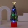 4pcs LED Colorful Xmas Tree Mini Christmas Home Decoration Toy Luminous Christmas Tree  Gift