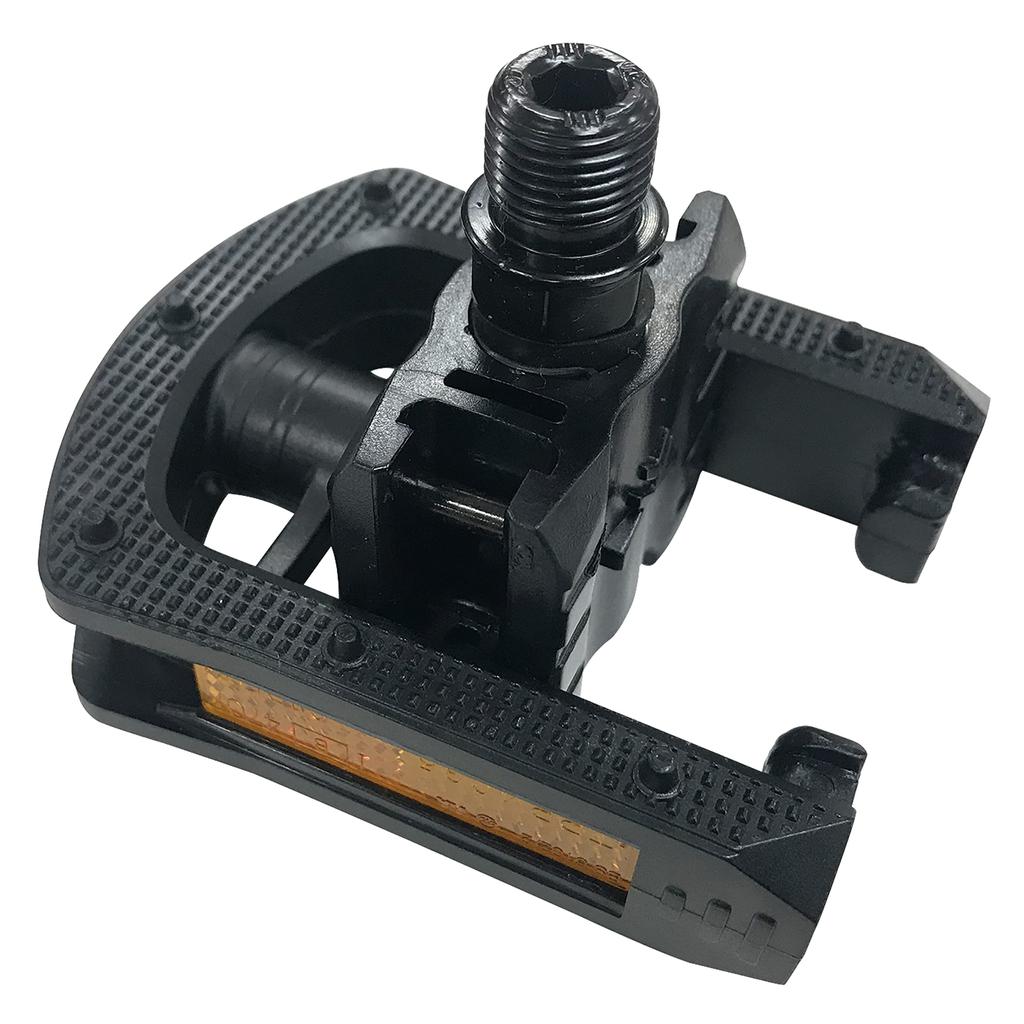 Педали для велосипеда Feimin, левая и правая, комплект, черные, маленькие [складные педали]