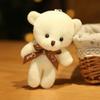 10PC Stuffed Plush Teddy Bear Doll Cute Animal Bear Plush Toy Little Bear Keychain Gir Key Chain Bag Pendent Children Small Gift