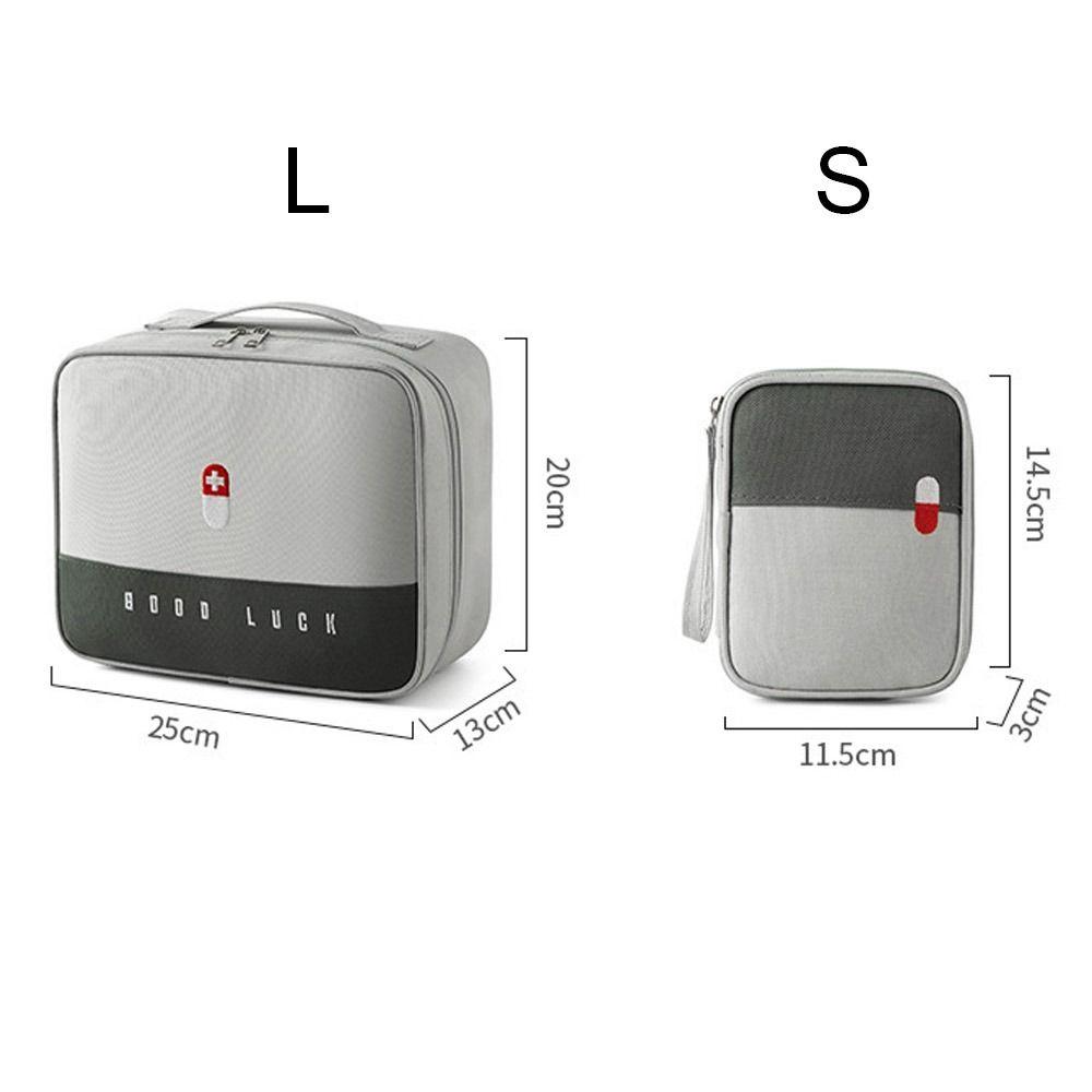 Travel Large-Capacity Medicine Case Emergency Survival Box Medicine Container Cosmetic Organizer