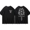 Japanese ONE PIECE Joint Clothes Tshirt Unisexs Summer Shortsleeved TwodiUnisexsional Animation Luffy Loose Halfsleeved Tide