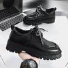 Comfortable Mens Casual Shoes  Fashion Men’S Leather Shoes Wear-Resistant Anti-Slip Male Platform Shoe  De Hombre