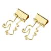 100 шт. зажимов в форме животных, золотые, сильная зажимная сила, металлические зажимы с длинным хвостом для офиса