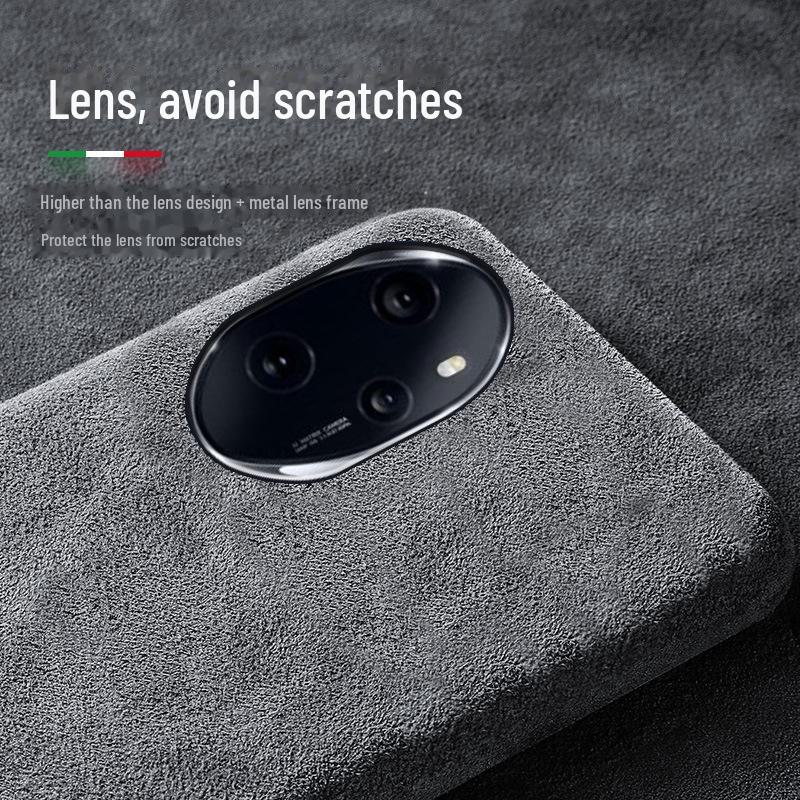 Ультратонкий замшевый защитный чехол Half-Cover для Honor 60/60Pro