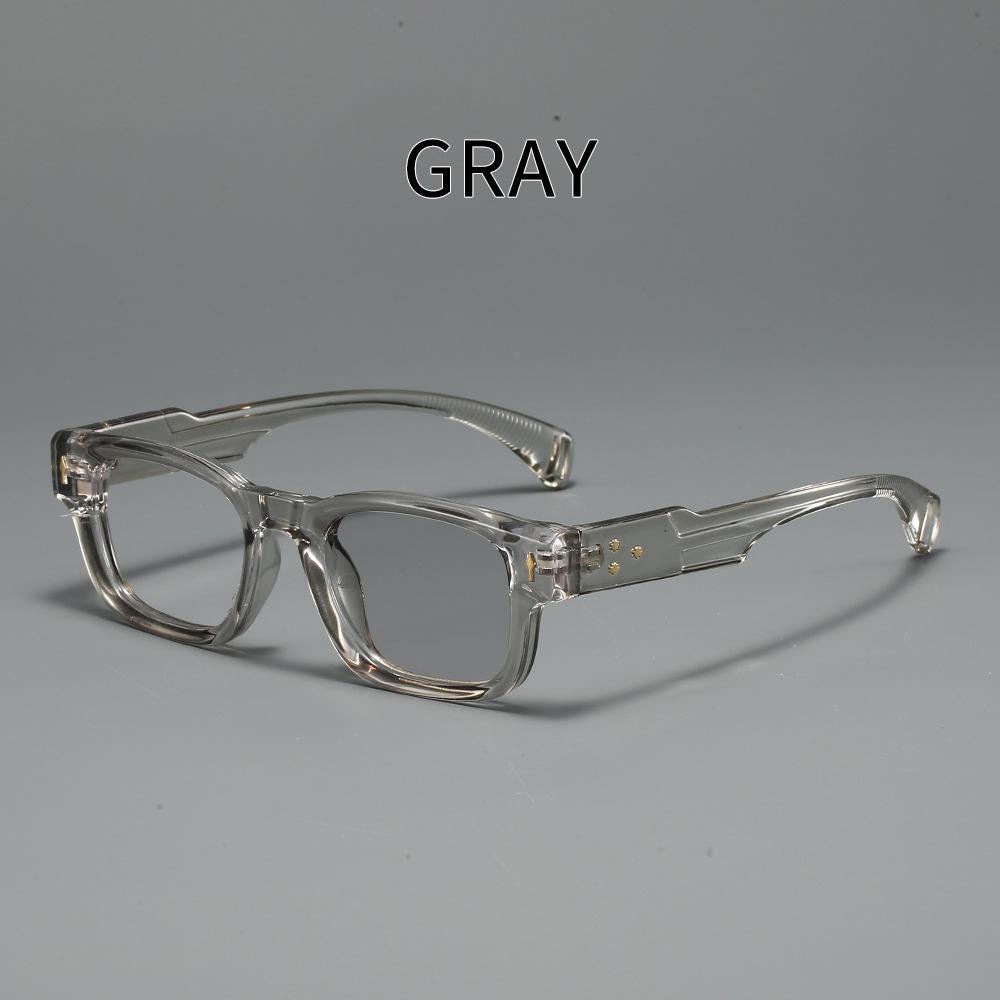 Мужские Женские Классические Квадратные Фотохромные Очки для Чтения Уличные Меняющие Цвет Защита от Синего Света Очки для Дальнозоркости Диоптрии до +4.0