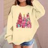 Children's Fashionable Casual Long-sleeved Loose Christmas Print Pullover Sweatshirt