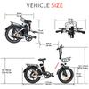 DZ2030 E-Bike 800W Motor 48V16AH Removable Battery Food Delivery Electric Bicycle 20*4.0 Fat Tire Adult Delivery Electric Bike