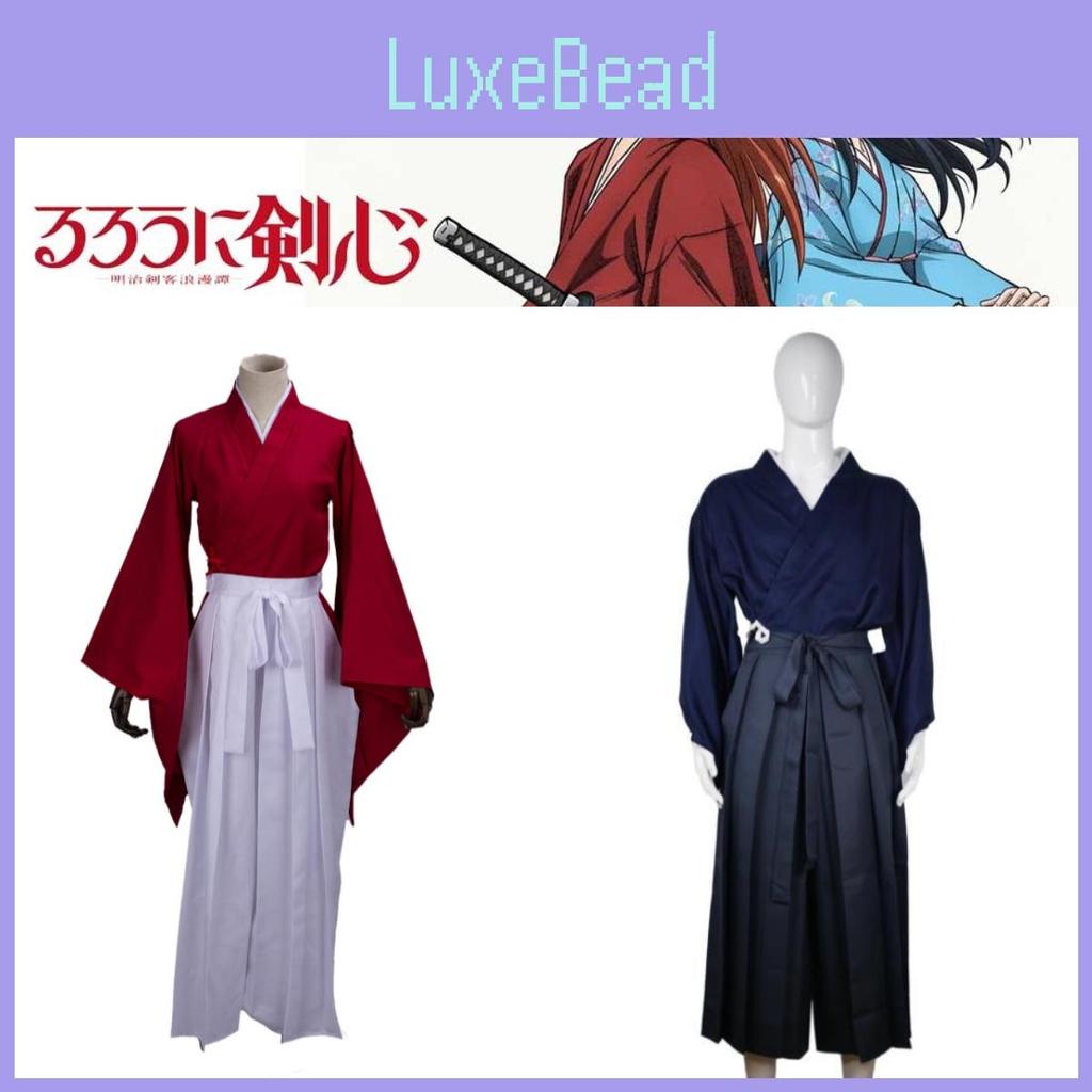 Японский костюм для косплея самурая Традиционный стиль кимоно Хлопковая ткань Ретро дизайн