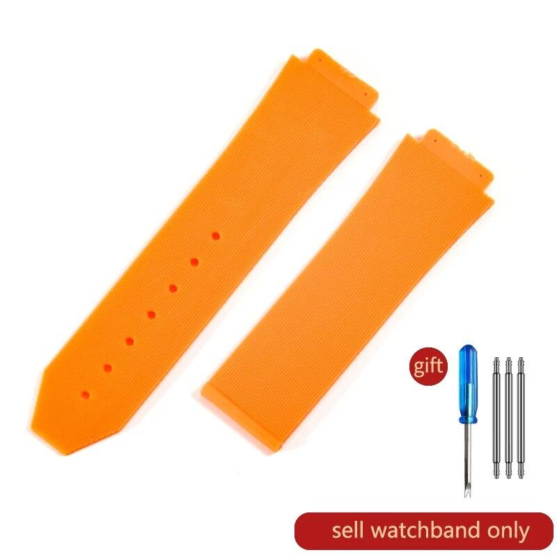 For Hublot Yubo High Quality Silicone Waterproof Watch Strap Classic Fusion Big Bang Rubber Men's 26*19mm 24*17mm Accessories