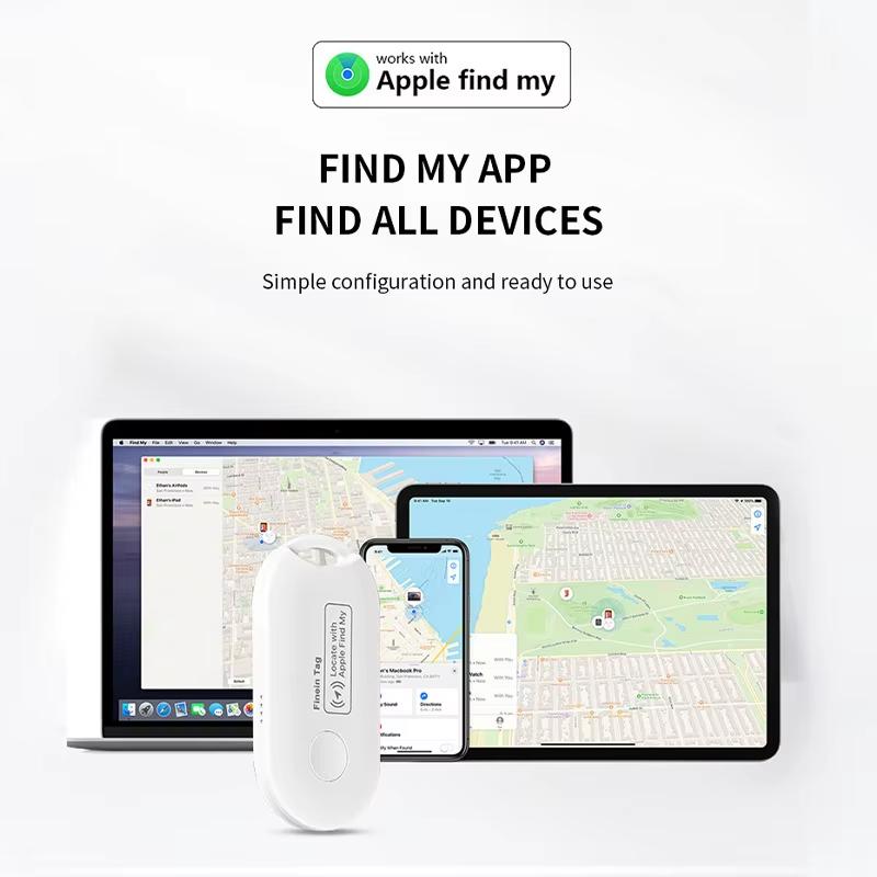 Умный тег Глобальный локатор GPS-трекер Работает с iOS Apple Find My APP Анти-потерянный искатель Локатор для ключей Кошелька Автомобиля Домашних Животных Багажа