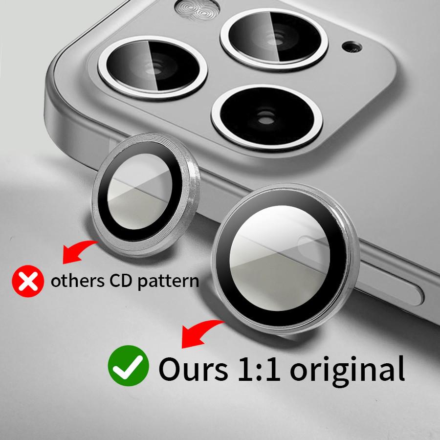 Официальные цвета металлическое индивидуальное кольцо объектив камеры протектор для iPhone 16 Pro Max 16 Plus закаленное стекло протектор экрана крышка