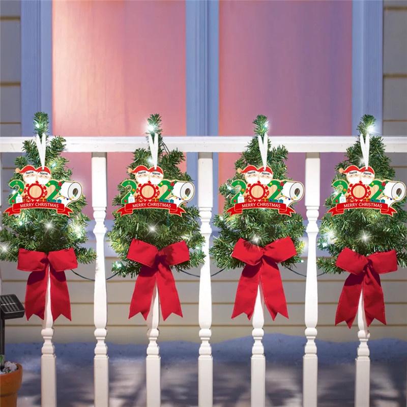 Charming Christmas Tree Hanging Ornament For Family Of 2-5 People In Quarantine