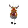 Christmas Hanging Decoration Reindeer Cloth 3D Santa Claus Snowman Bear Doll Pompom Leg Cute Handmade