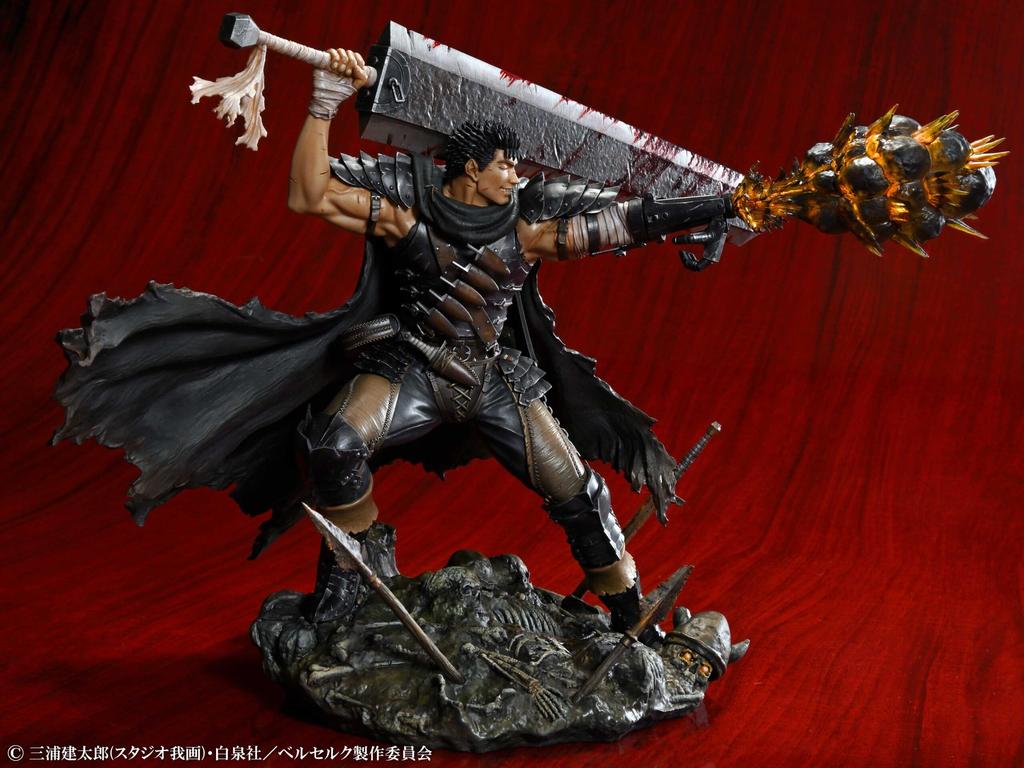 TV Anime Guts Black Swordsman 265mm PVC ABS Painted Finished Figure "Berserk" Ver. Approx. &