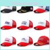 Summer Breathable Mesh Baseball Cap Featuring Bold Make America Great Again Design