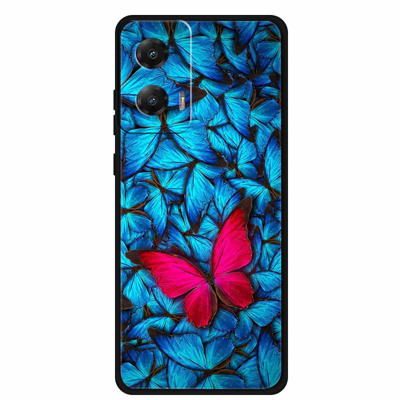 Для Moto G85 5G Чехол ТПУ Животные Мягкий Силикон Задняя Крышка Чехлы Для Телефона Для Motorola Moto E14 MotoG85 Волк Защитный Крутой funda